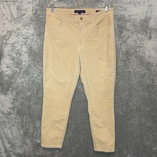 Tommy Hilfiger Women Classic Preppy Modern Tribeca Skinny Corduroy Jean 14 Tan