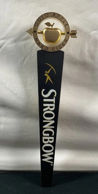 Strongbow Gold Apple Hard Cider Beer Tap Keg Handle W/ Spinning Apple - 12'' Long