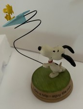 SNOOPY HALLMARK Figurine "Life's a Trip, Enjoy the Ride" WOODSTOCK Peanuts 2014