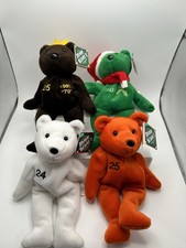 4 Salvino Bamm Beano's Beanie Bears 1998 McGwire 70, Martinez, Bonds, Jones. D5