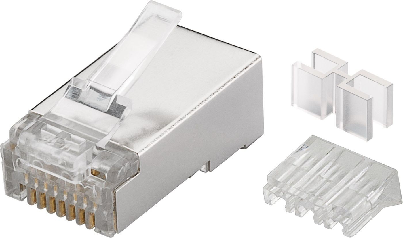 MicroConnect KON506-50 RJ45 Plug MP8P8C Shielded CAT6 50pcs Multicolour
