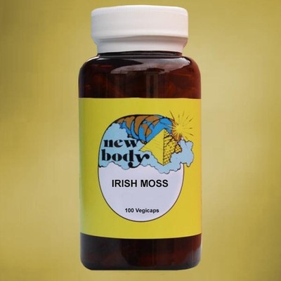 NEW BODY IRISH MOSS, 100% VEGETARIAN, NO FILLERS OR ADDITIVES (100 Vegicaps)