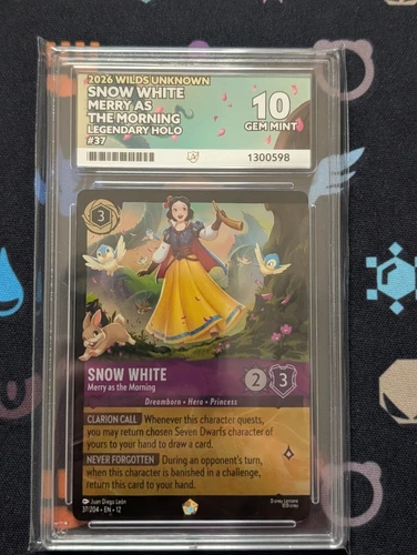 Snow White Merry as the Morning [37/204] Wilds Unknown Legendary Holo Ace Grade