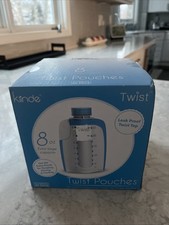 Kiinde Twist Pouches Extra Large 8oz Pack Of 40 Sealed