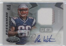2014 Certified Freshman Fabric Mirror Signatures /699 Asa Watson #205 Auto 0u7