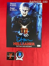 Clive Barker autographed signed Hellraiser 11x14 photo Pinhead Beckett horror