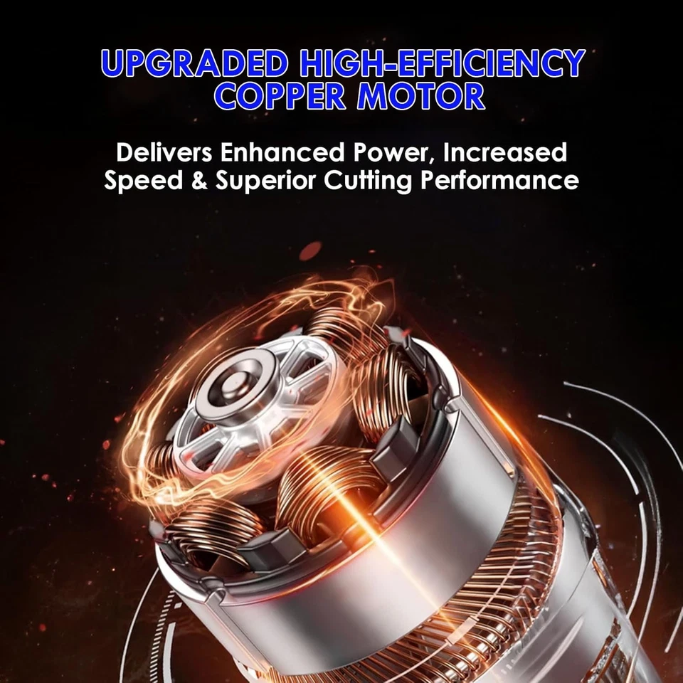 8 Electric Mini Chainsaw Cordless Handheld Saw 2 Battery + 2 Chain for Makita - Image 2 of 4