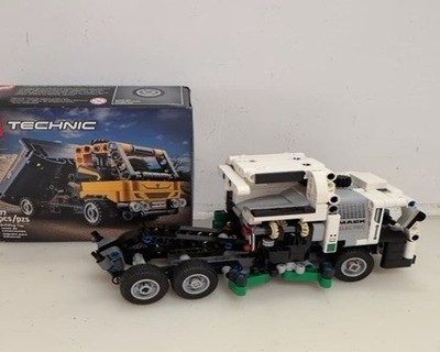 LEGO Technic Mack LR Electric Garbage Truck 42167 Built Used Moving Parts