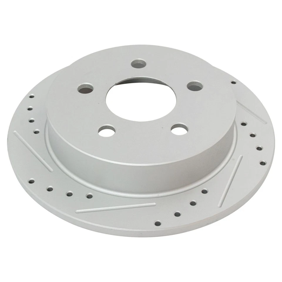 Pinzas de freno traseras pastillas de cerámica rotores perforados para Century Regal Impala Foto 4 de 4