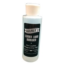 Liquid Burnisher for Leather Wraps and Pool cue tips