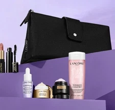 Lancome 7pc + bag: Absolue Soft Cream, Eye Cream, Elixir Cream, Tonique Confort,