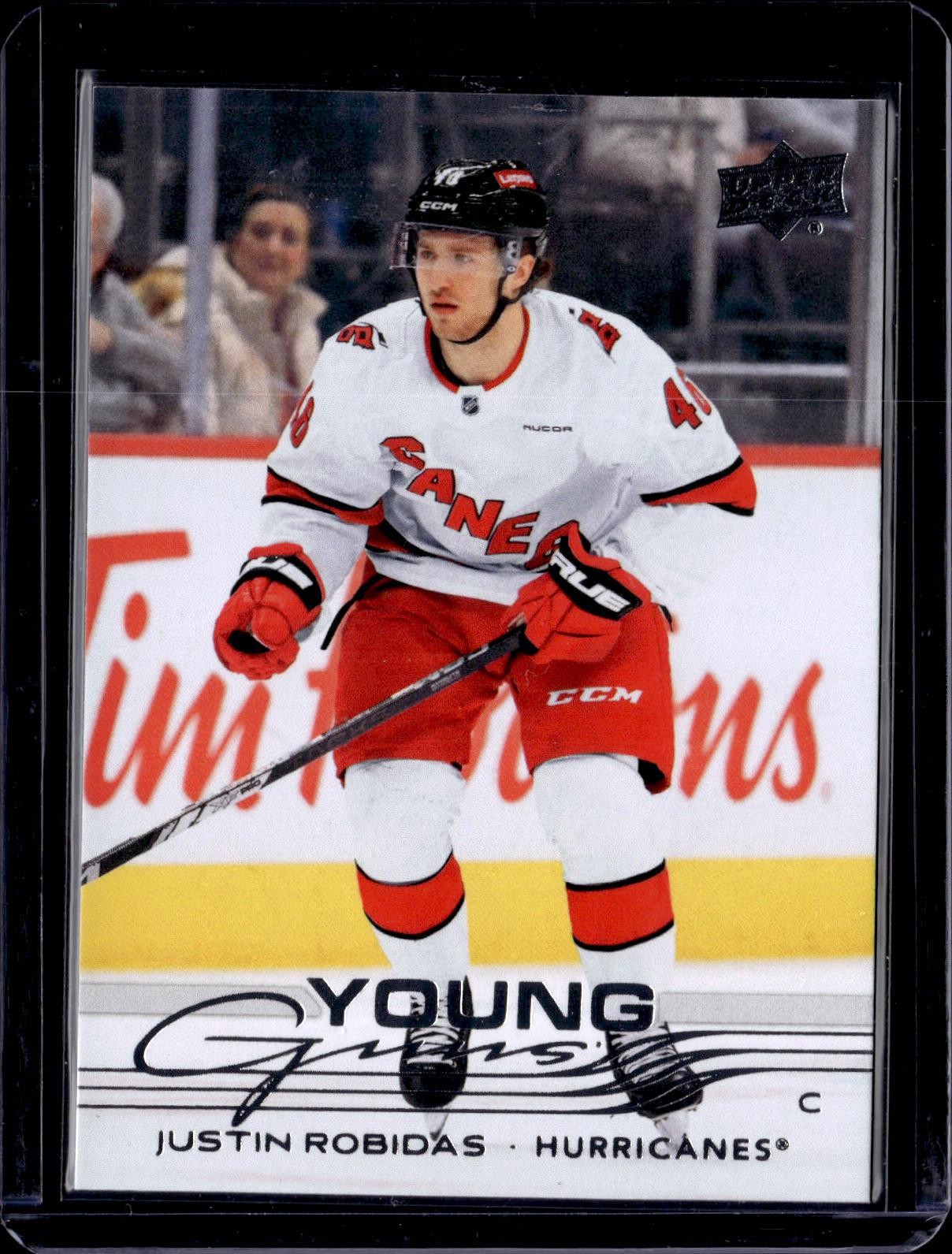 2025-26 Upper Deck #243 Justin Robidas Clear Cut