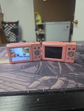 2 VIVITAR PopSnap Digital Camera VEC S124 2.4" Screen 1080 HD - PINK - TESTED