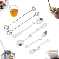 6 StüCk HoniglöFfel Edelstahl, MarmeladenlöFfel IrreguläR Honig LöFfel Set Sirup