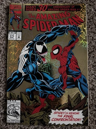 Amazing Spider-Man 30th Anniversary #375 Spidey Vs Venom Final Confrontation VF
