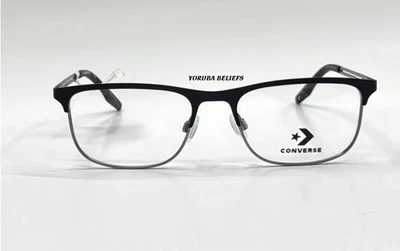 CONVERSE FRAMES ONLY EYEGLASSES CV1000 001 BLACK 52-17-145 - image 1 of 4