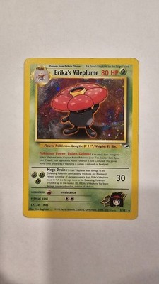 Pokemon! Erika s Vileplume - Gym Heroes - Holo - 5/132 - MP!