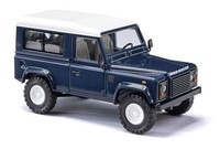 Busch 54300 - 1/87 / H0 Land Rover Defender 90, Kurz Blau - Neu