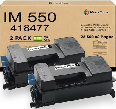 MasaiMara IM550 IM 550 418477 High Capacity Compatible Toner Cartridges Repla...