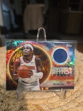 2025-26 Topps Flagship Swish & Stitch Relics Miles McBride #SST-MM NY Knicks