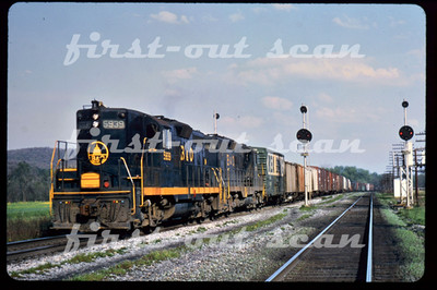 R DUPLICATE SLIDE - Baltimore & Ohio B&O 5939 Action Oldtown MD