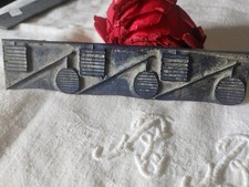 Tampon ancien sans support frise broderie collection lampion n°26-2