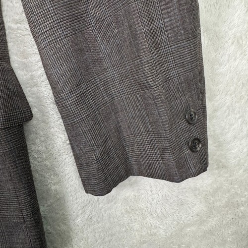 Vintage Brooks Brothers Herren 42R Classic Fit Blazer Braun Glencheck Sport Mantel - Bild 4 von 9