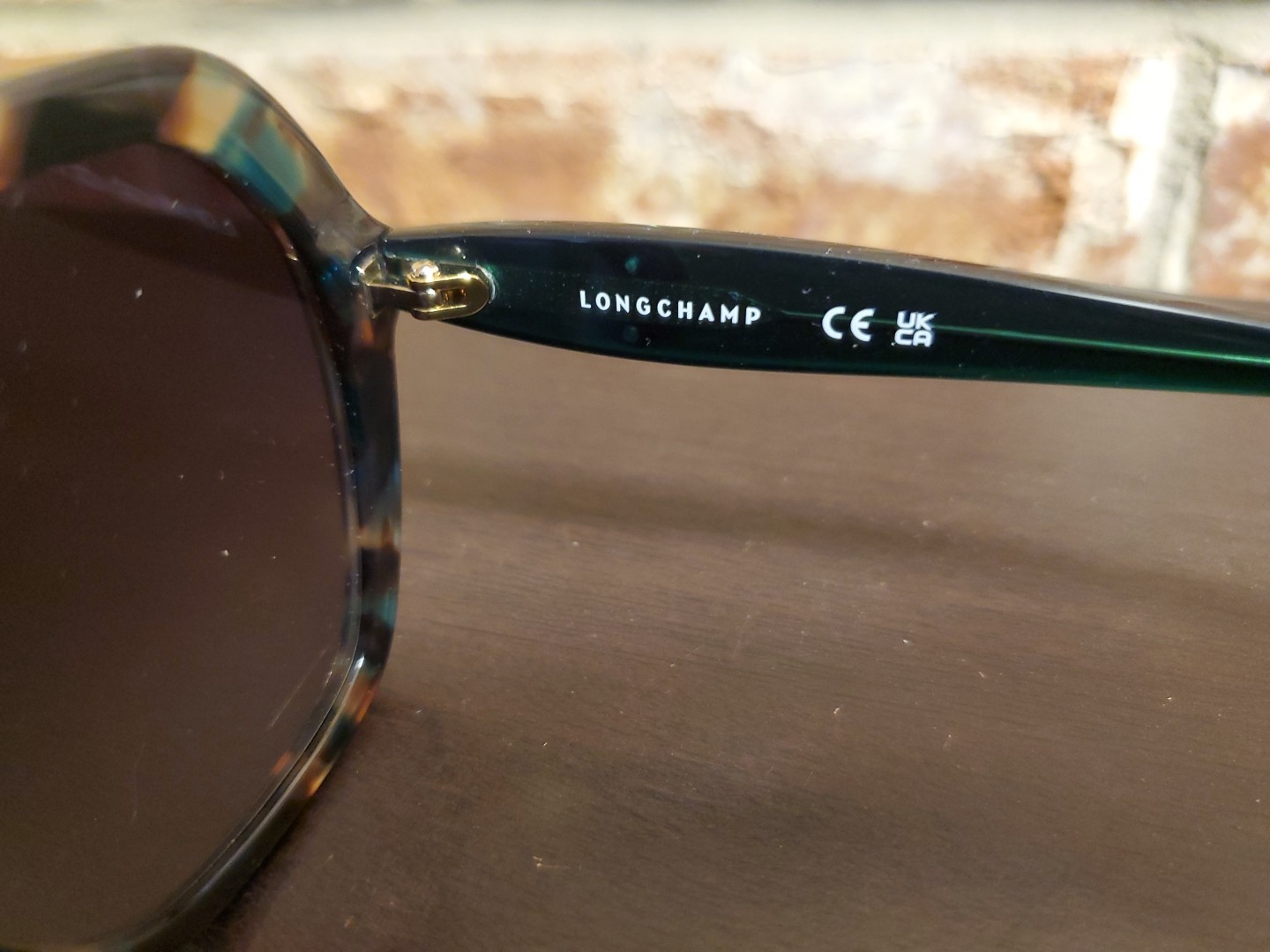 Longchamp Oversize Gradient Tortoiseshell Green, … - image 5