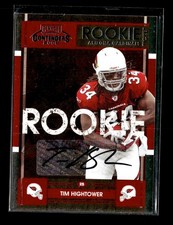 Tim Hightower RC: 2008 Playoff Contenders Autograph Rookie Card #196. rookie card picture