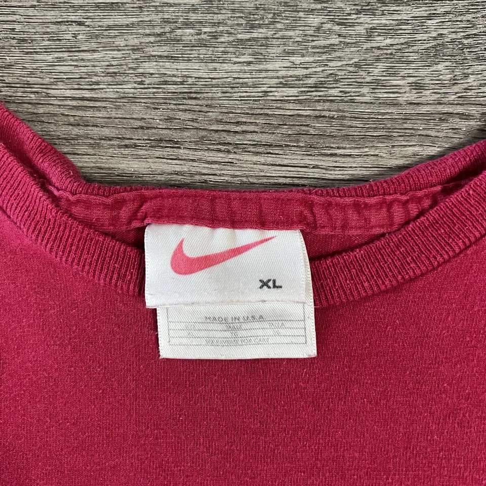 Vintage 90s Nike Girl Empowerment T Shirt Womens Extra Large Swoosh Made In USA - Image 2 of 4