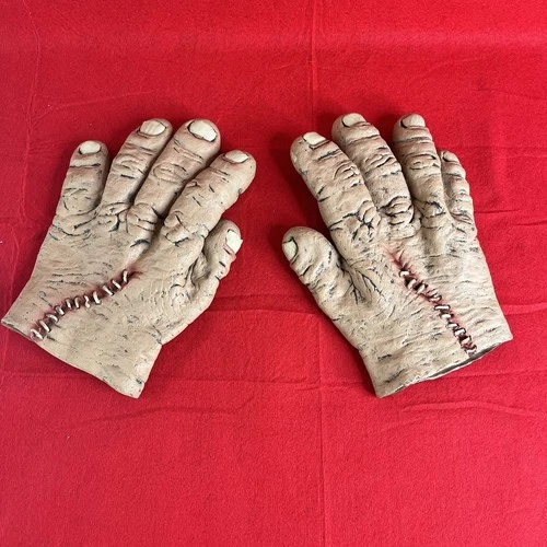 2002 The Paper Magic Group Frankenstein Monster Zombie Halloween Hands Gloves