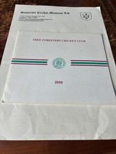 Free Foresters Cricket Club 2000 - Fixture List