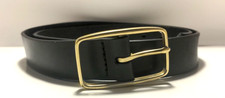 Gap Leather Women  s Small Classic Trouse True Black Belt-Mint Condition