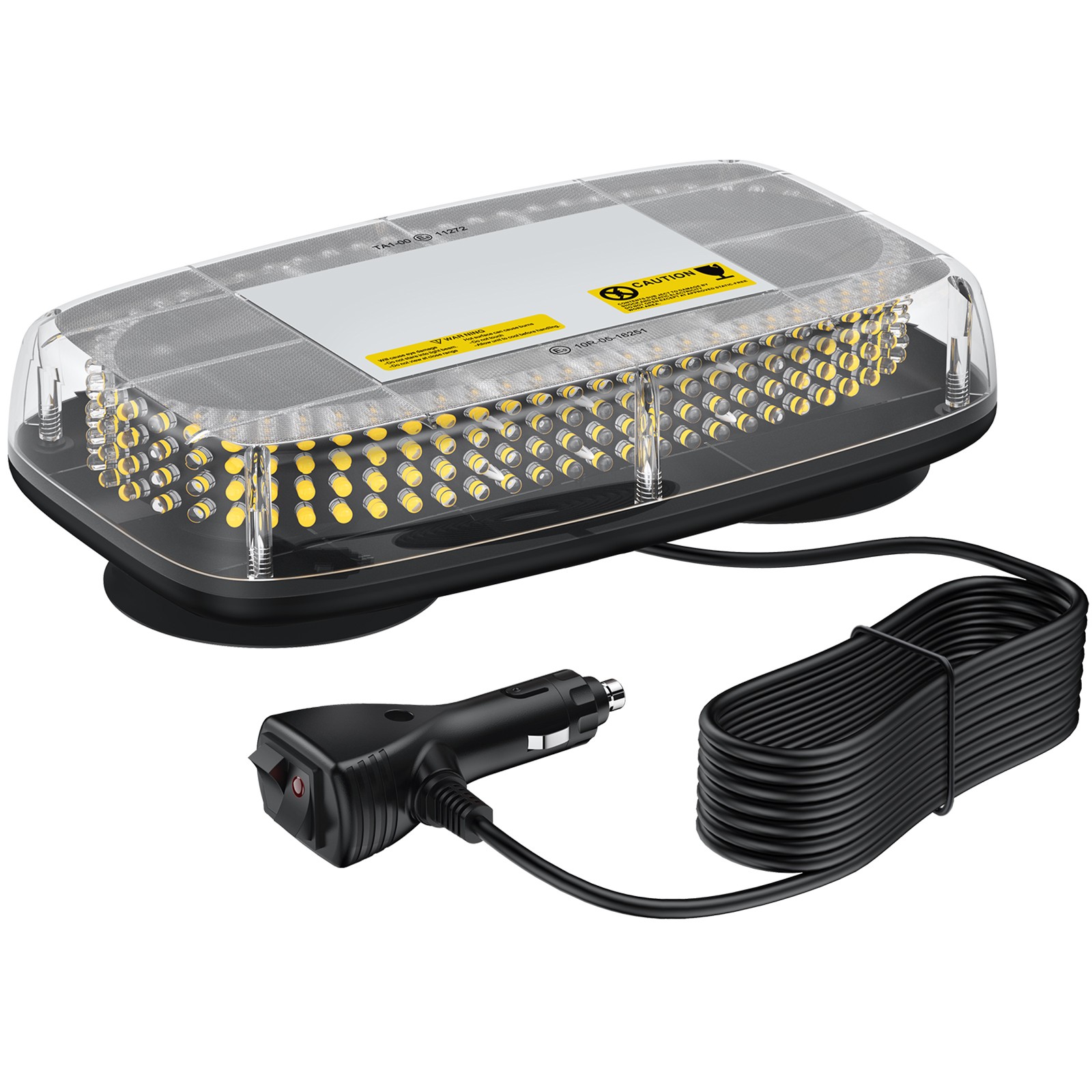 240LED Emergency Warning Strobe Light Car Roof Amber Recovery Flashing Beacon