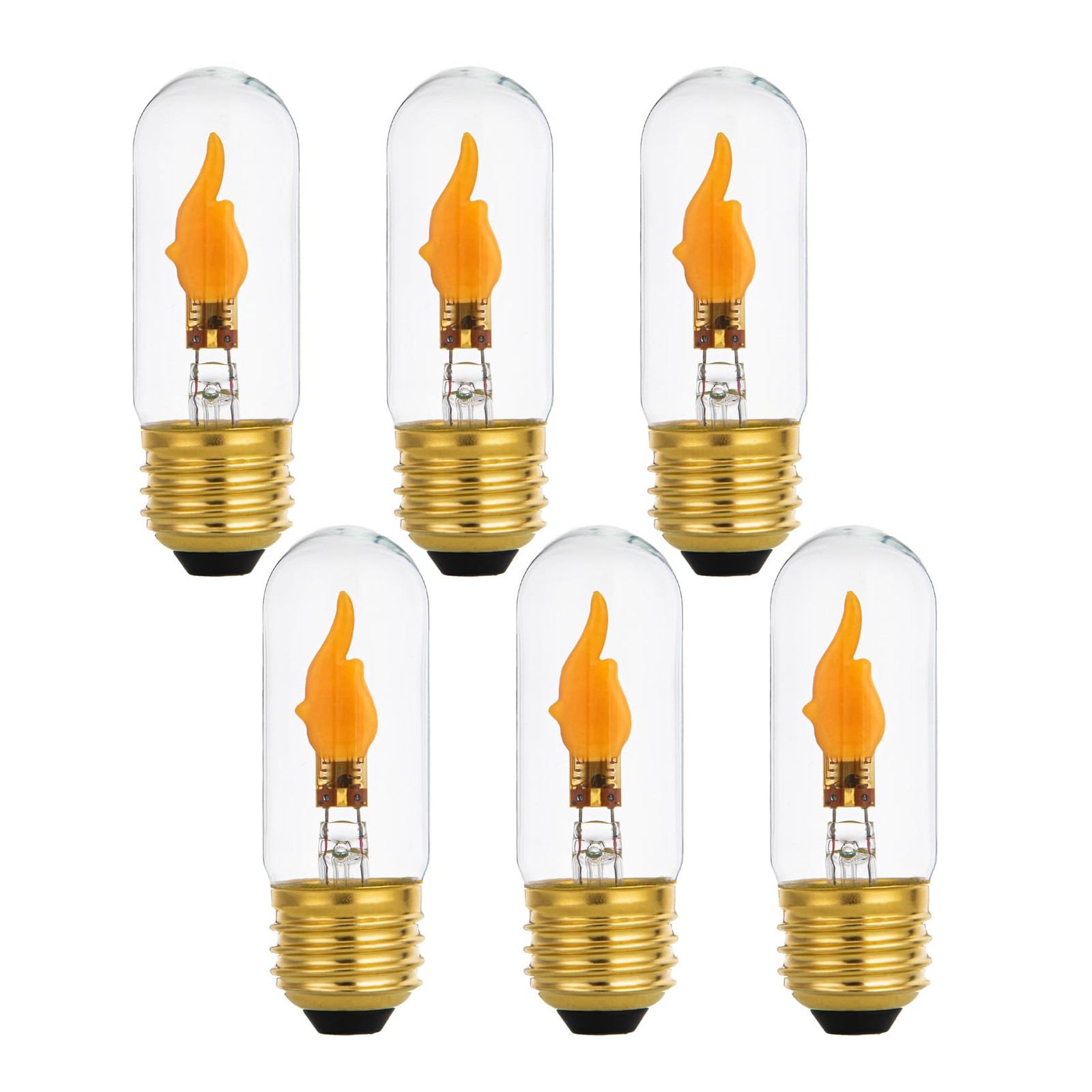 E26 Standard Base Led Flickering Light Bulbs, Real...