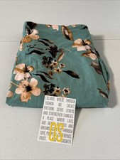 OS One Size Lularoe Leggings Gorgeous Multicolor Floral NWOT New