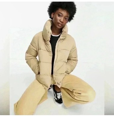 Stradivarius padded puffer jacket  XS winter casual EUC