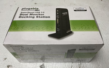 New-Sealed Plugable UD-3900 SuperSpeed USB 3.0 Dual Monitor Docking Station
