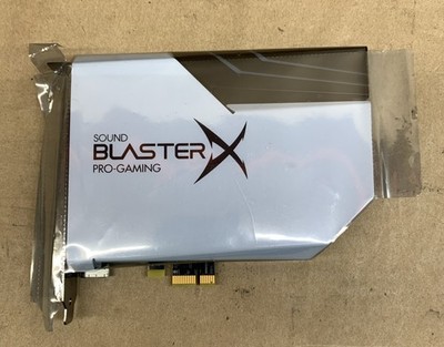 Creative Sound Blaster X Pro-Gaming AE-5 Sound Card SB1740 WHITE - Tested Works