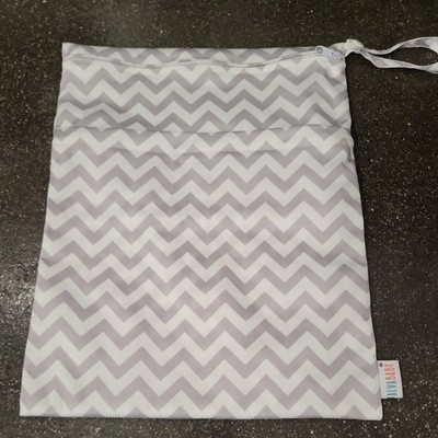 New ALVABABY Cloth Diaper Wet Dry Bag Waterproof Reusable with Two Zippered Po