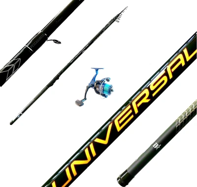 Combo Bolognese Canna 7 Metri Mulinello Filo Pesca Trota Carpa Orata Mare Lago