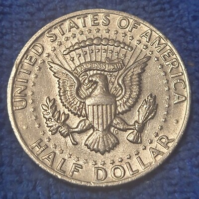 1974 Kennedy Half Dollar Coin NO MINT Mark P Rare Error D/D