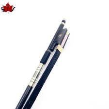 2pcs Good balance Professional plaid Carbon fiber viola bow,black Horsehair