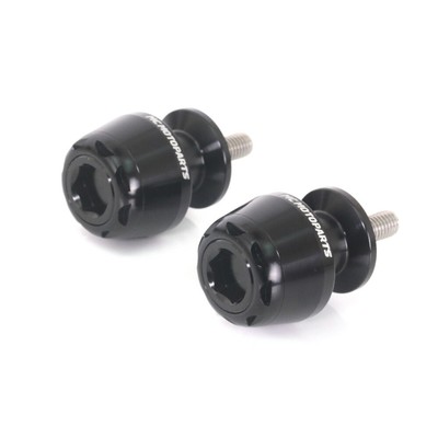 Black MSHINE 10MM Rear Swingarm Spools For Vulcan 650 S 15 16 17