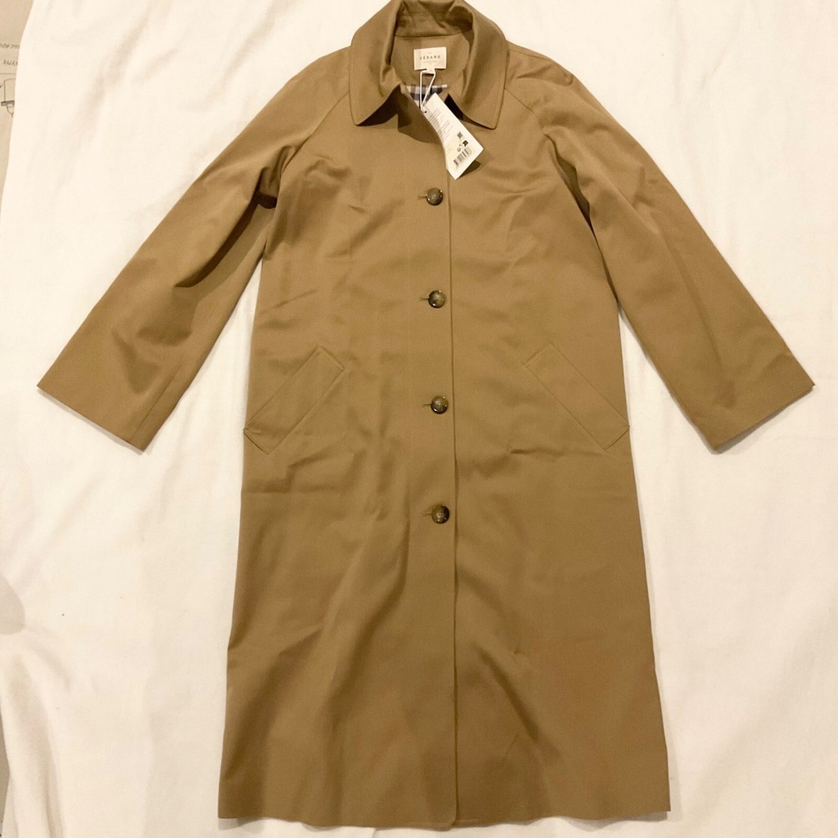 コート Vetements Camel Cotton Oversize Trench Coat VETEMENTS Oversize trench coat | SchaferandweinerShops