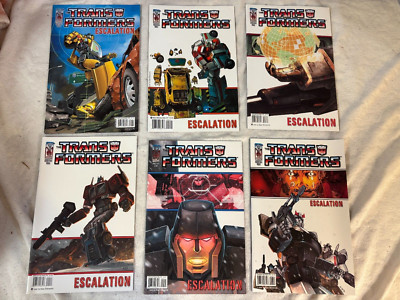 TRANSFORMERS ESCALATION #'s 1A, 2B, 3A, 4A, 5A, 6A  BY IDW COMICS 2006