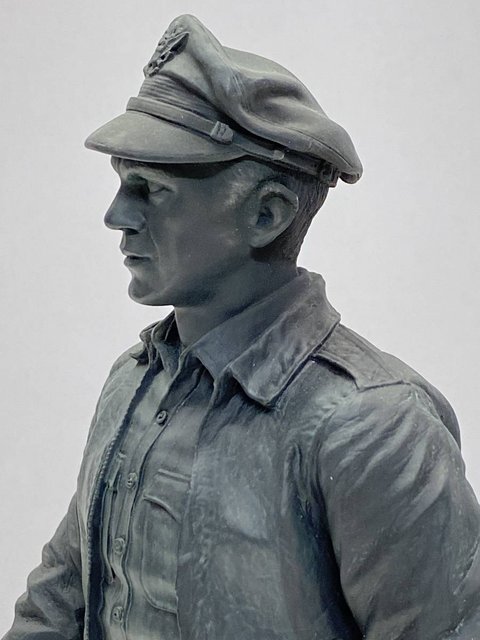 TOYS McCOY Steve McQueen 1/6 Captain McCoy Statue Type a-2 Flight