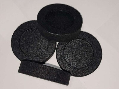 4 Pack Anti Vibration Pads for Washing Machine Support, Black, 3.8 x 0.8 in  | eBay
