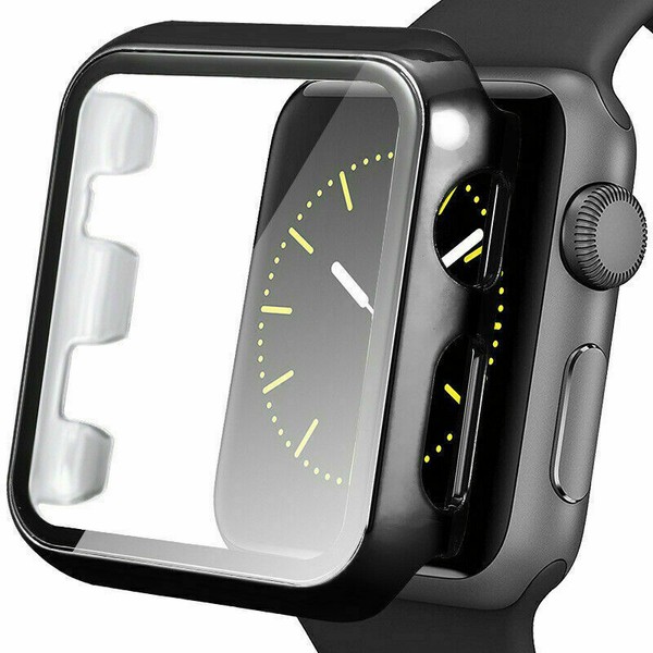 iWatch Screen Hard case Protector for Apple Watch 9 8 7 6 5 4 3 SE 38424044mm - image 1