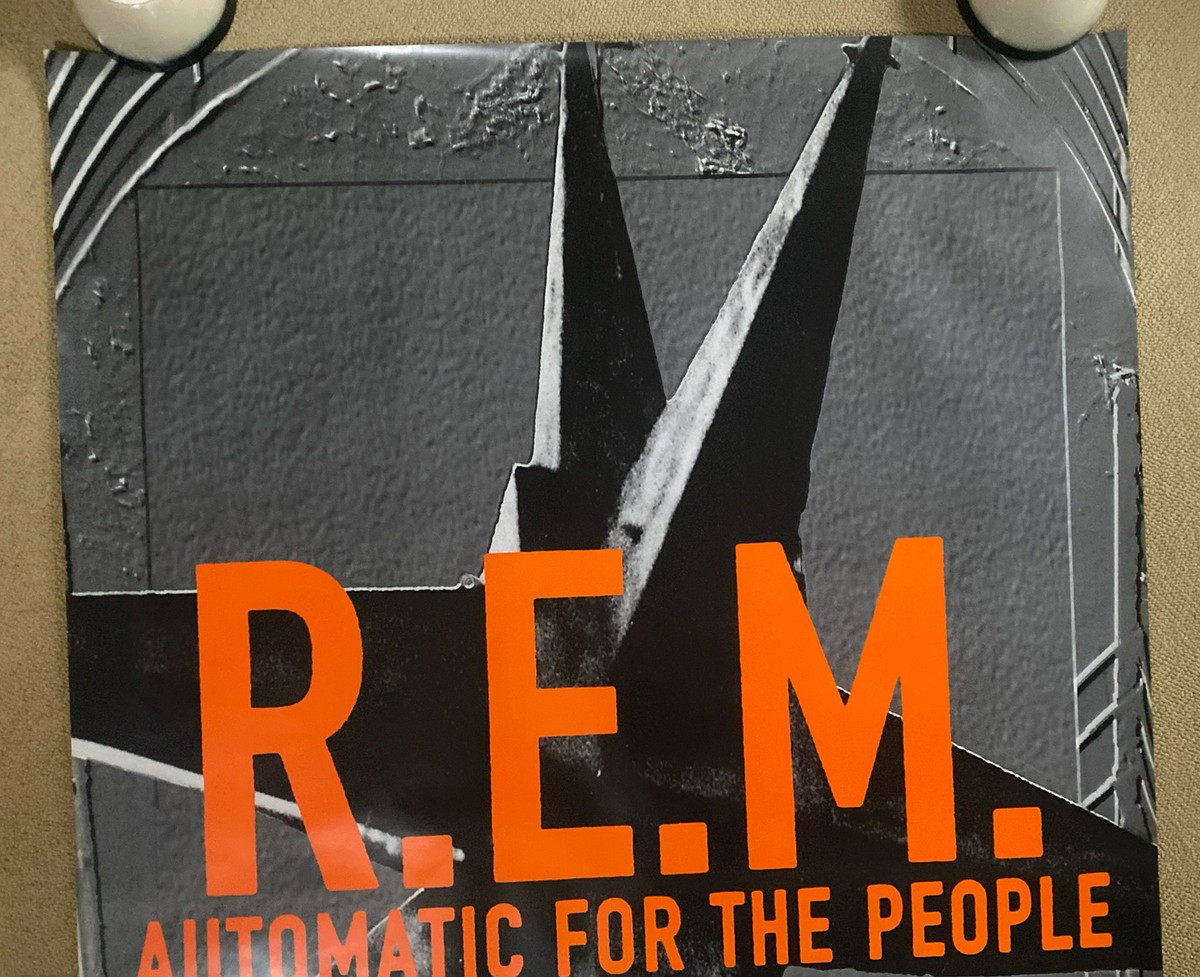 Vintage Poster R.E.M. Automatic For The People Music REM 1992 XL